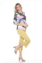 Round-Neck Top - Serene Palette - CARINE