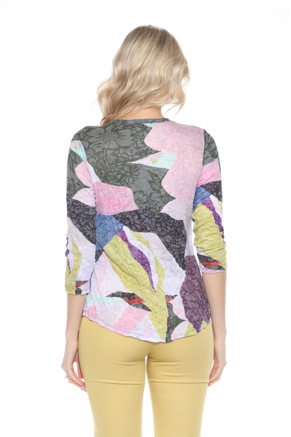 Round-Neck Top - Serene Palette - CARINE