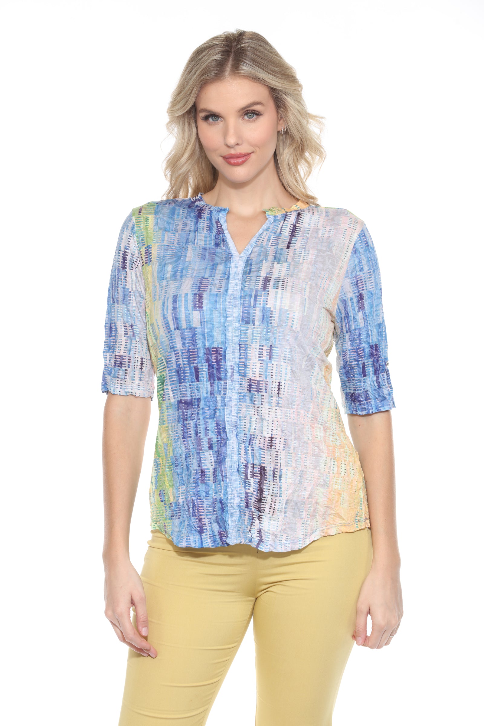 Pamela Top - Citrus Sky - CARINE