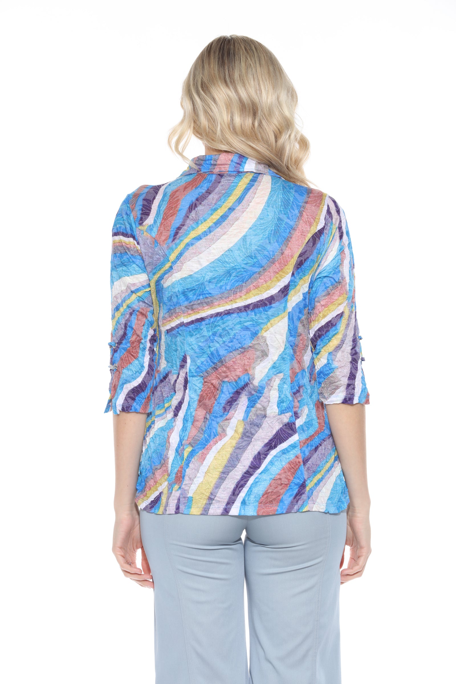 Sabrina Shirt - Retro Cascade - CARINE