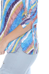 Sabrina Shirt - Retro Cascade - CARINE