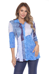 Selena Shirt - Sapphire Veil - CARINE