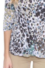 Sabrina Shirt - Urban Mosaic - CARINE