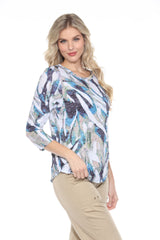 Round-Neck Top - Crystal Grove - CARINE