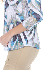 Round-Neck Top - Crystal Grove - CARINE