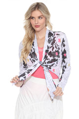 Claire Cardigan - Noir Bloom - CARINE
