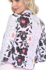 Claire Cardigan - Noir Bloom - CARINE