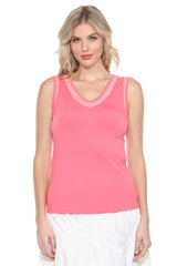 Sheer Trim Tank (Reversible) - CARINE