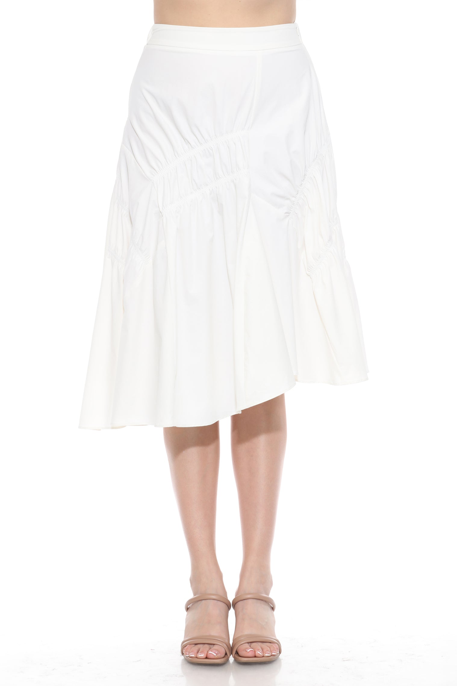 Asymmetric Flounce Skirt - CARINE