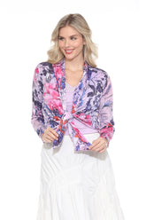 Claire Cardigan - Floral Serenade - CARINE