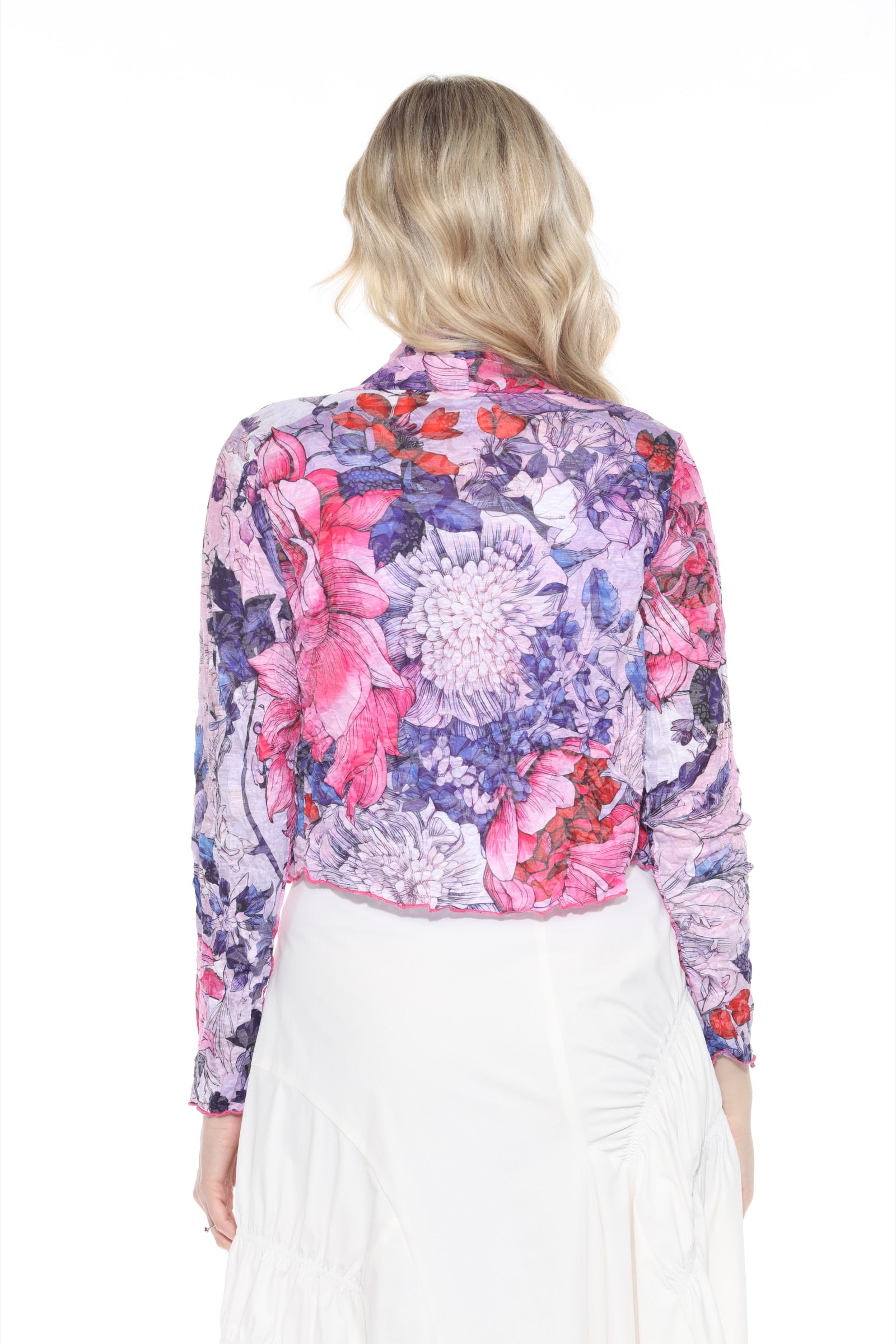 Claire Cardigan - Floral Serenade - CARINE