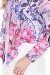 Claire Cardigan - Floral Serenade - CARINE