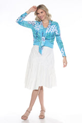 Claire Cardigan - Aqua Rain - CARINE