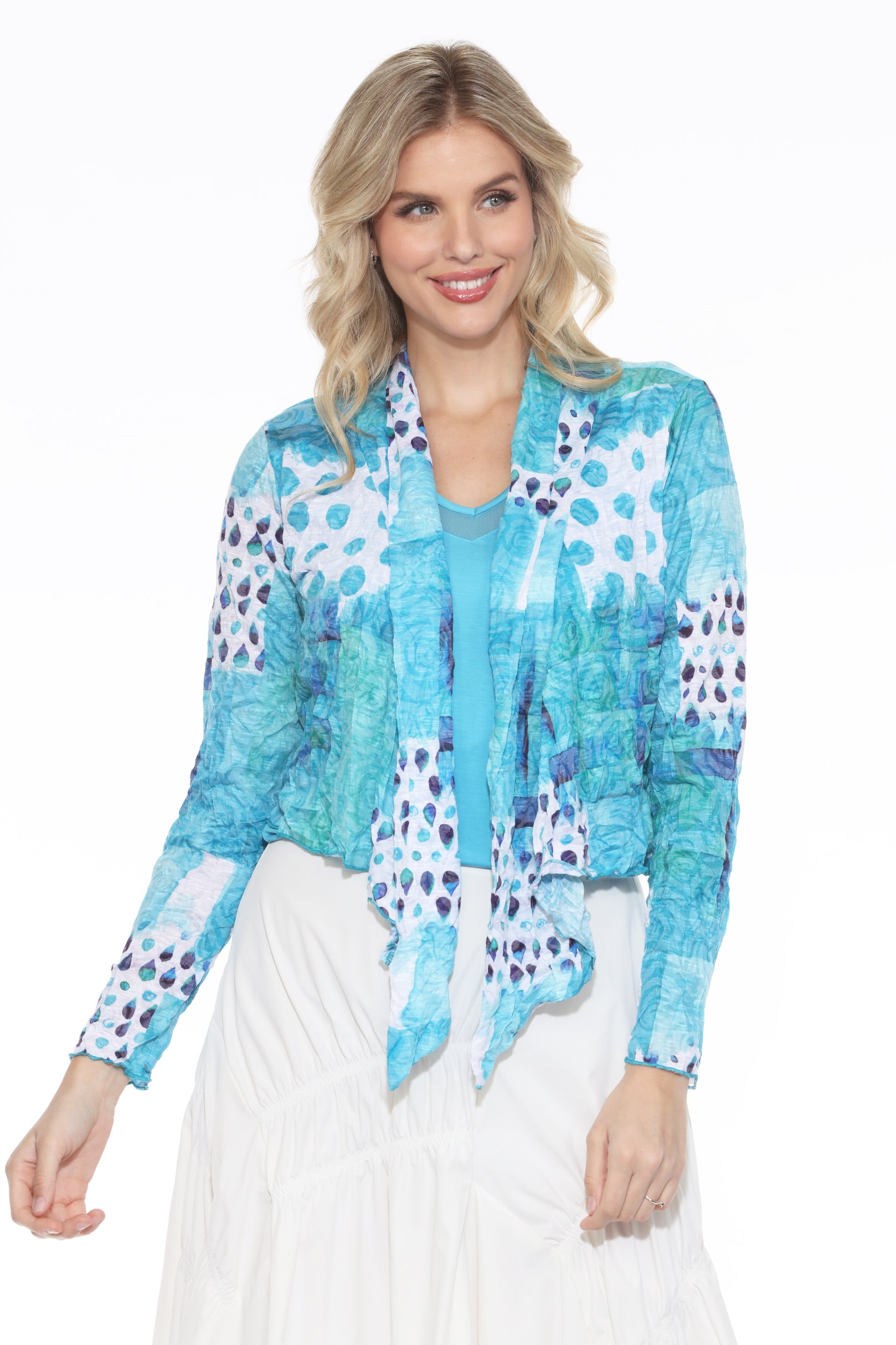 Aqua Rain Dress Set - CARINE