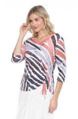Carlie Top - Sahara Stripes - CARINE