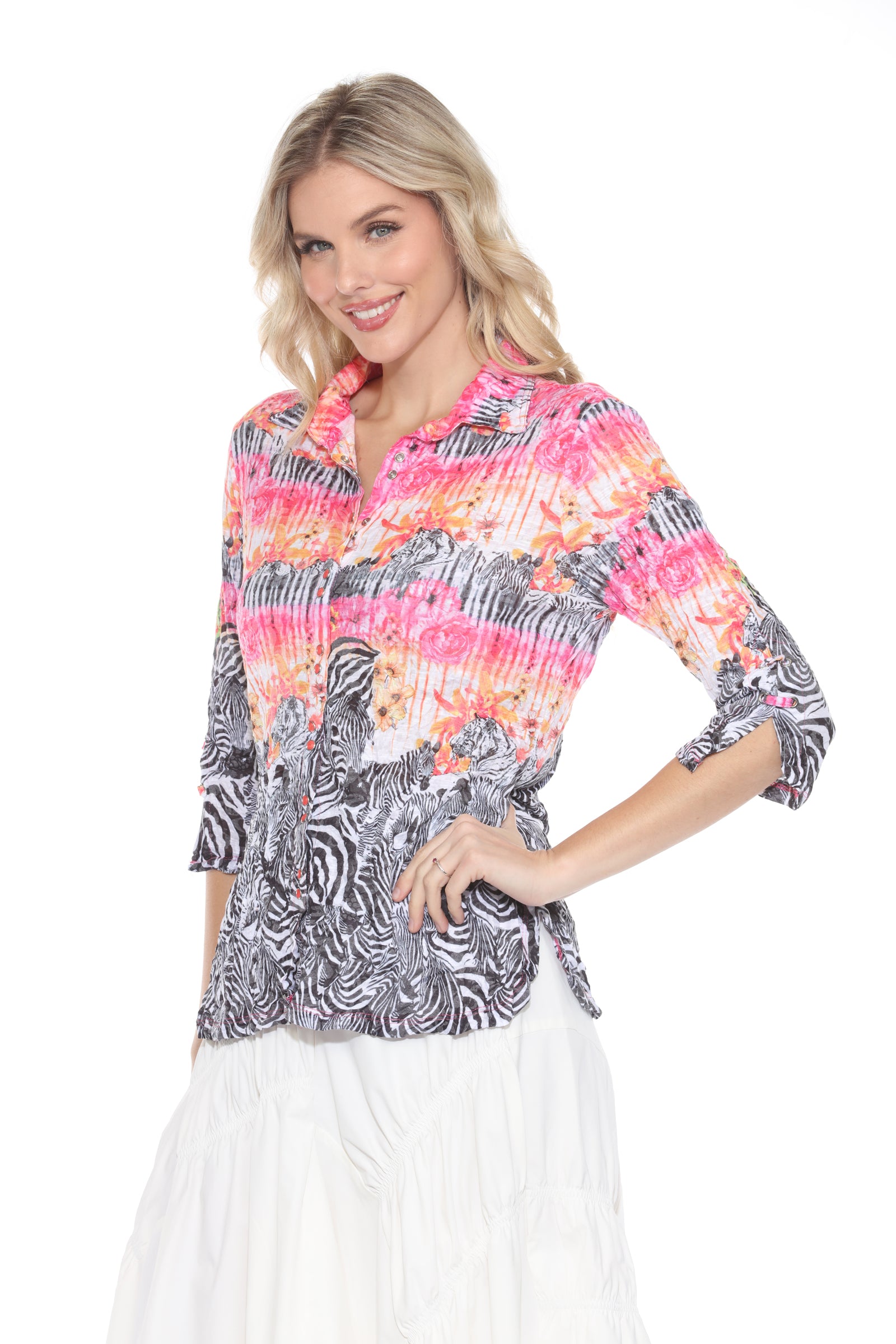 Sabrina Shirt - Wild Dusk - CARINE