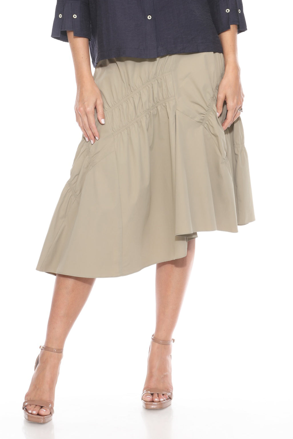 Asymmetric Flounce Skirt - CARINE