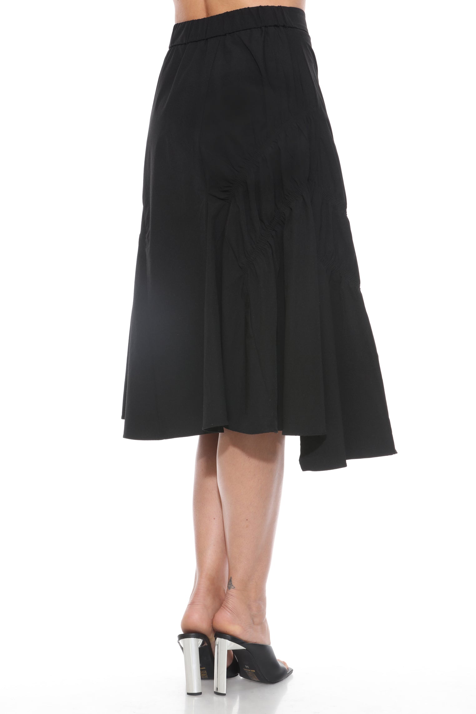 Asymmetric Flounce Skirt - CARINE