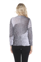 Samantha Top - Noir Symmetry - CARINE