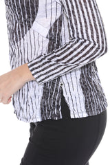 Samantha Top - Noir Symmetry - CARINE