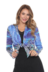 Claire Cardigan - Sapphire Flutter - CARINE