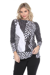 Melinda Top - Monochrome Mix - CARINE