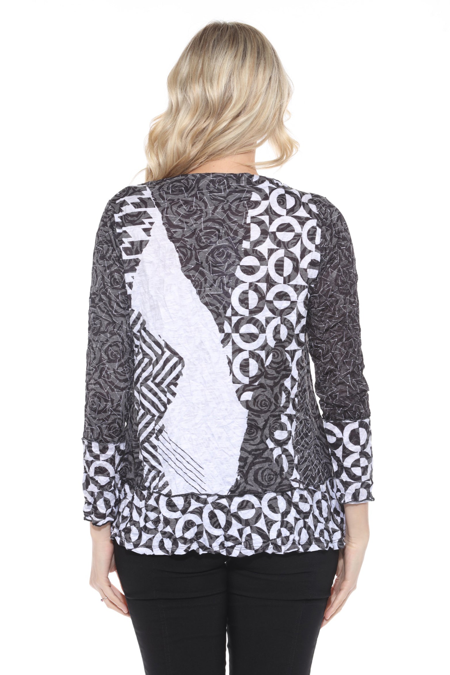 Melinda Top - Monochrome Mix - CARINE