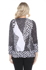 Melinda Top - Monochrome Mix - CARINE