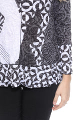 Melinda Top - Monochrome Mix - CARINE