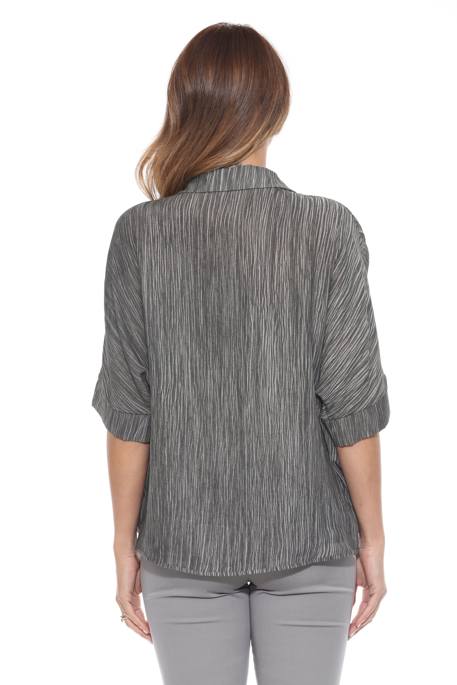 Dolman Sleeve Tuck Blouse - CARINE