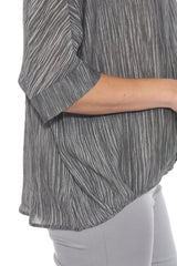 Dolman Sleeve Tuck Blouse - CARINE