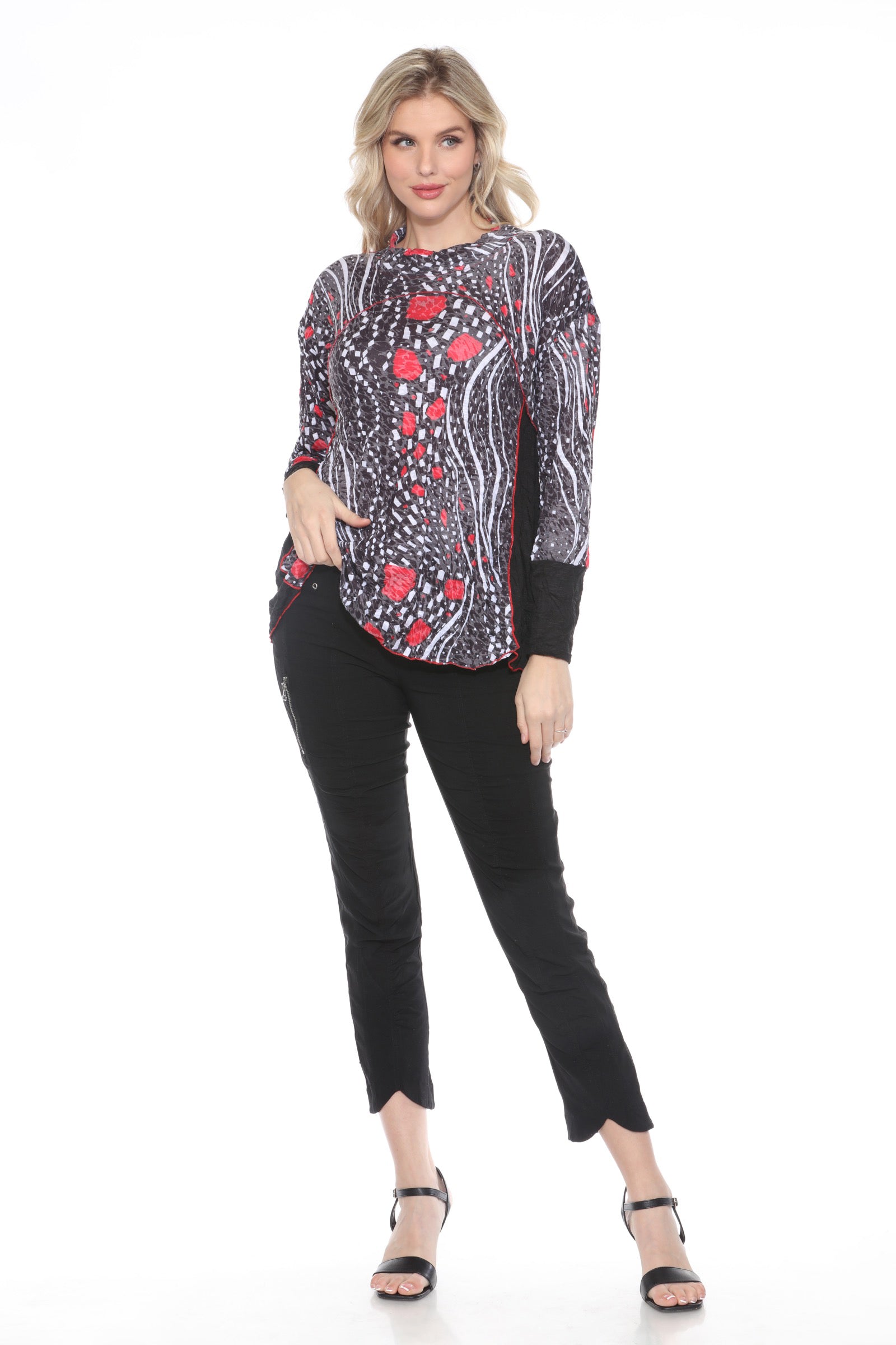 Macy Top - Red Chips - CARINE