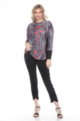 Macy Top - Red Chips - CARINE