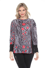 Macy Top - Red Chips - CARINE