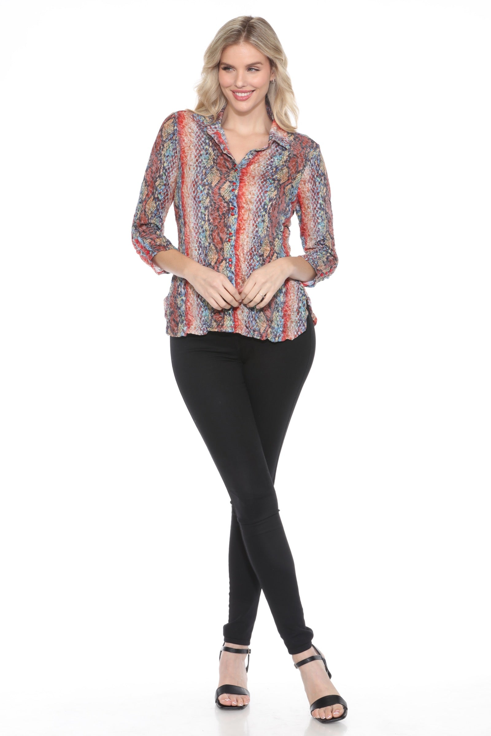 Sabrina Shirt - Serpent Glow - CARINE