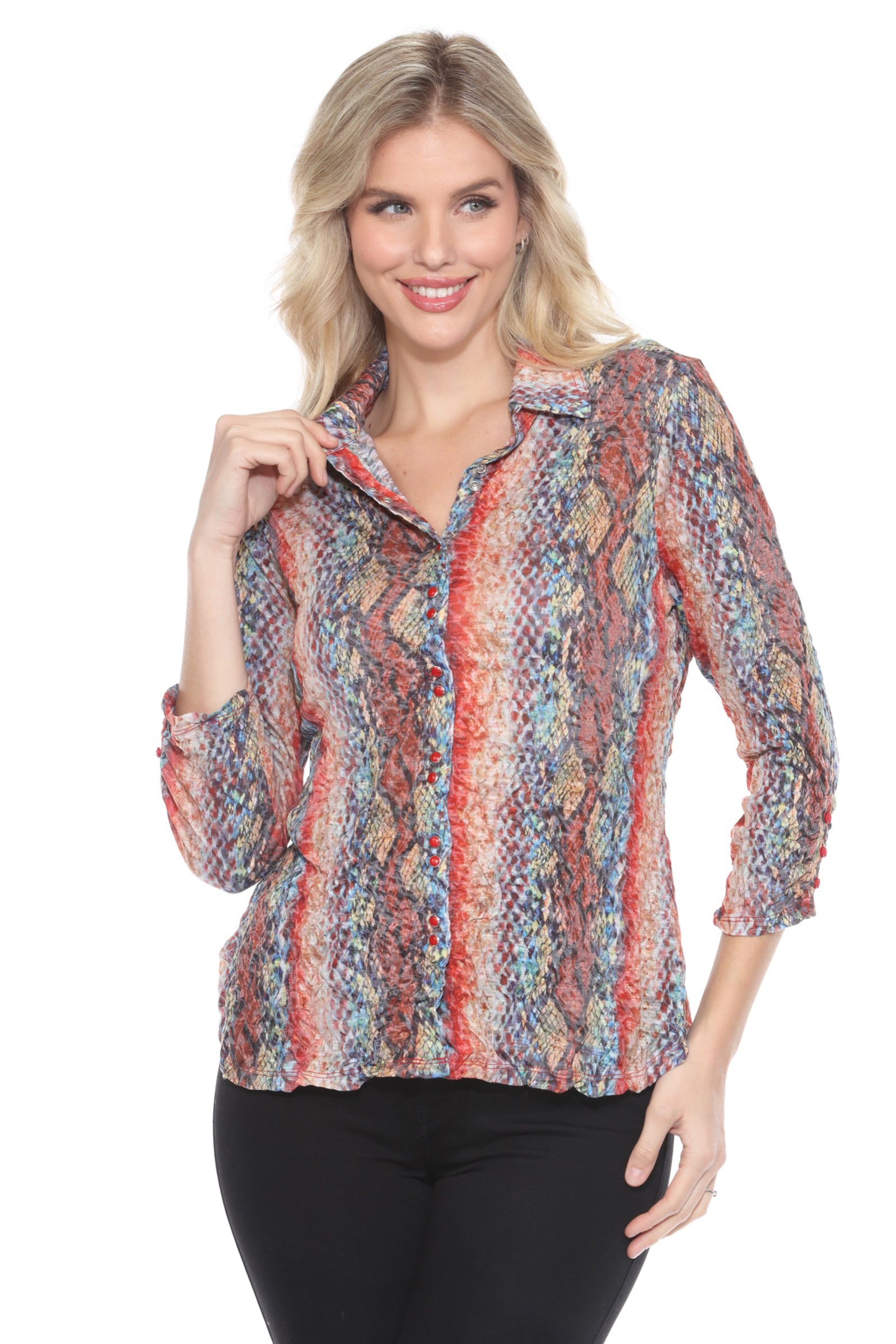 Sabrina Shirt - Serpent Glow - CARINE