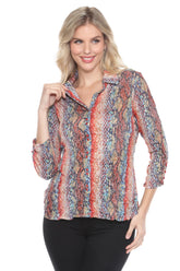 Sabrina Shirt - Serpent Glow - CARINE