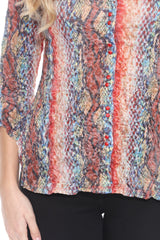 Sabrina Shirt - Serpent Glow - CARINE