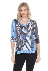 Julia Top - Blue Eclipse - CARINE