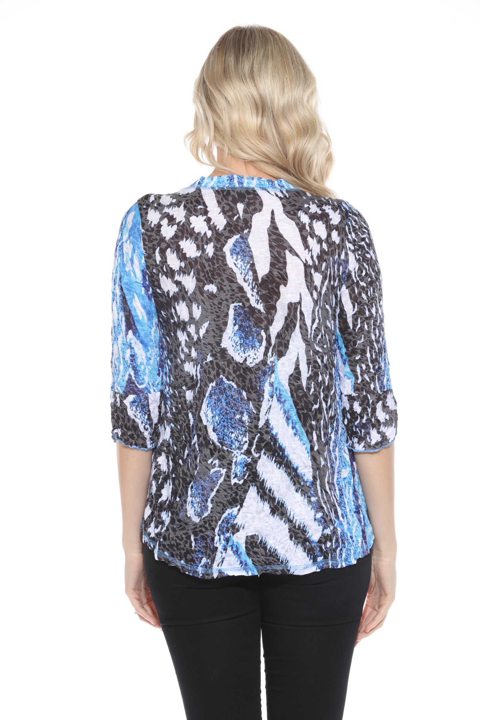 Julia Top - Blue Eclipse - CARINE