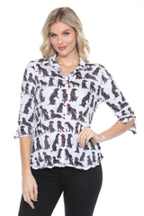 Sabrina Shirt - Shadow Dog - CARINE
