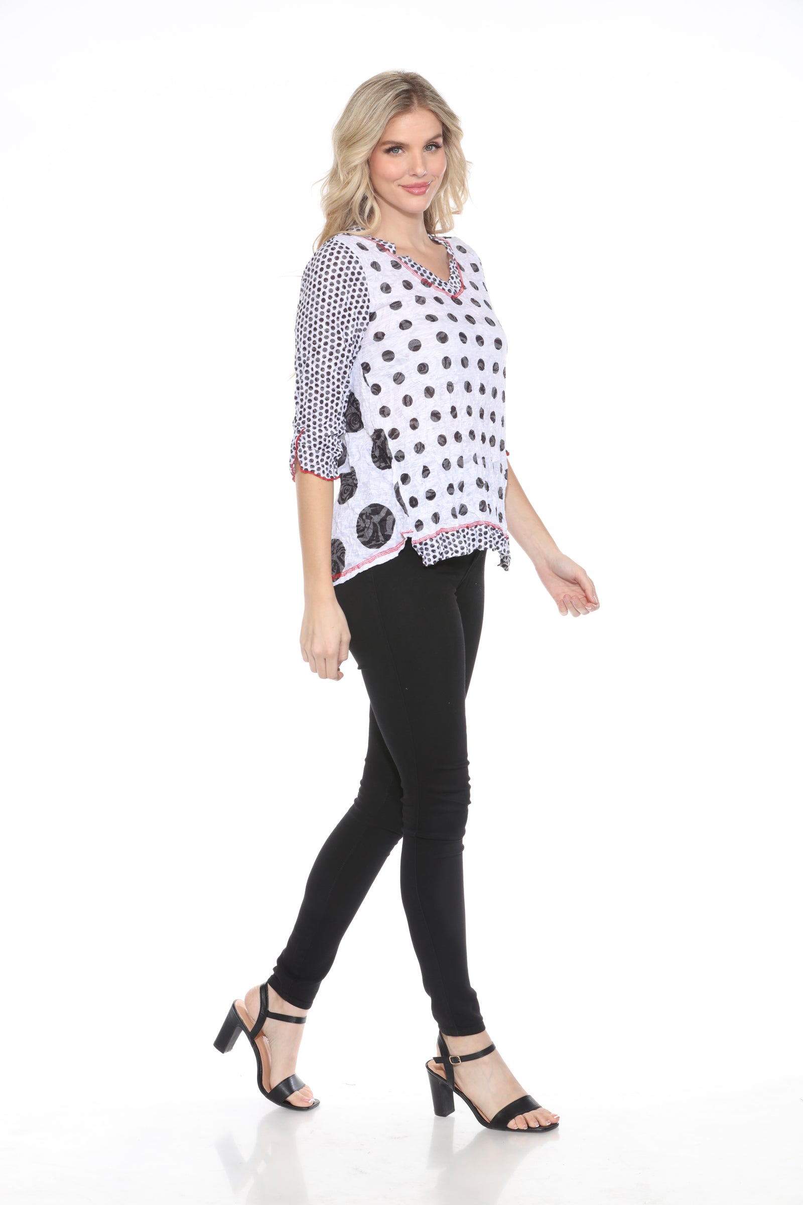 Julia Top - Black Dots - CARINE