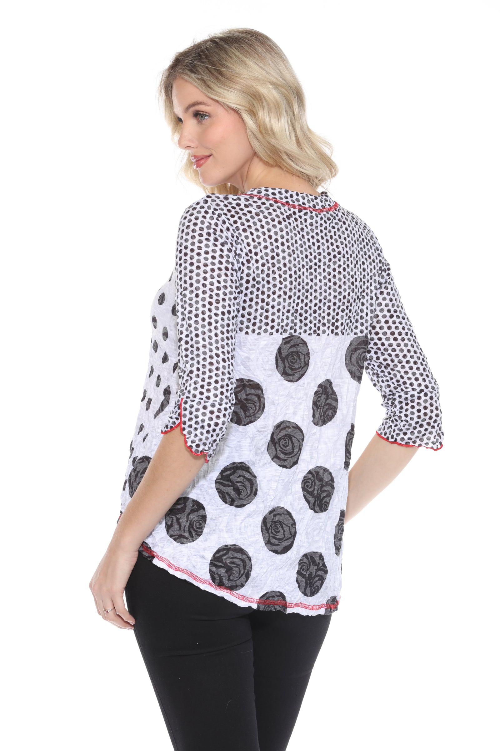 Julia Top - Black Dots - CARINE