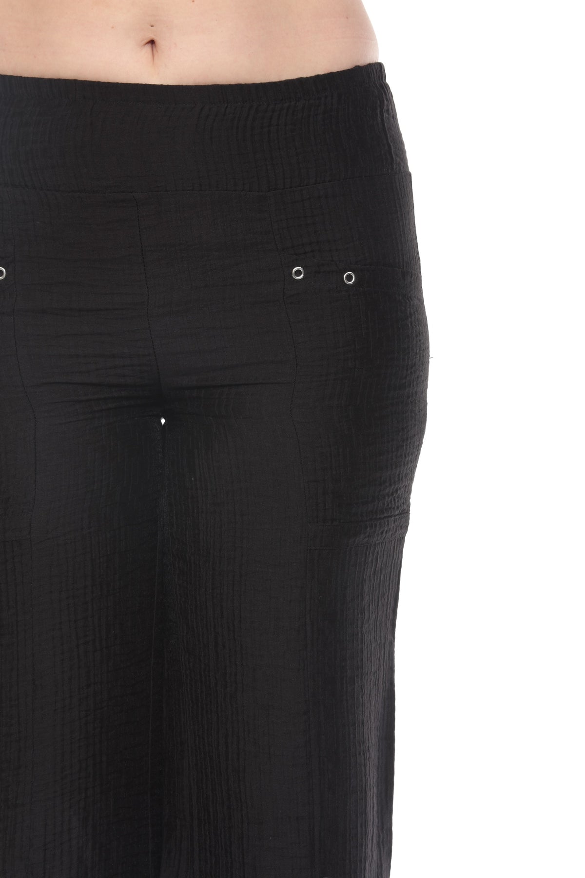 Button Tab & Rivets Matching Set - Black - CARINE