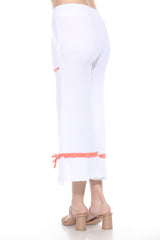 Cotton Patchwork Boxy Tee Matching Set - Orange - CARINE