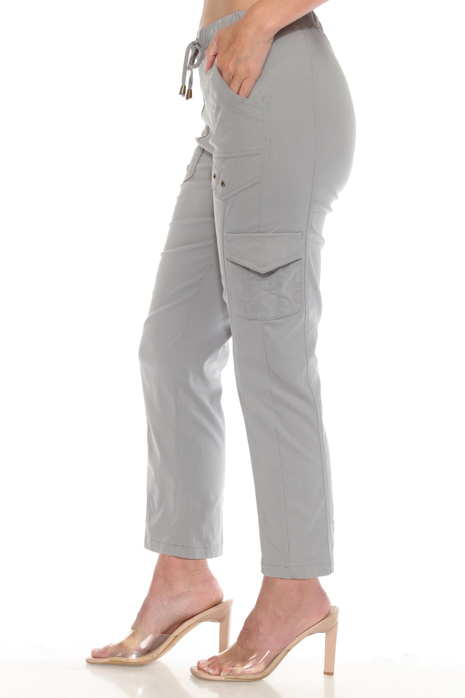 Straight Leg Cargo Pant - CARINE