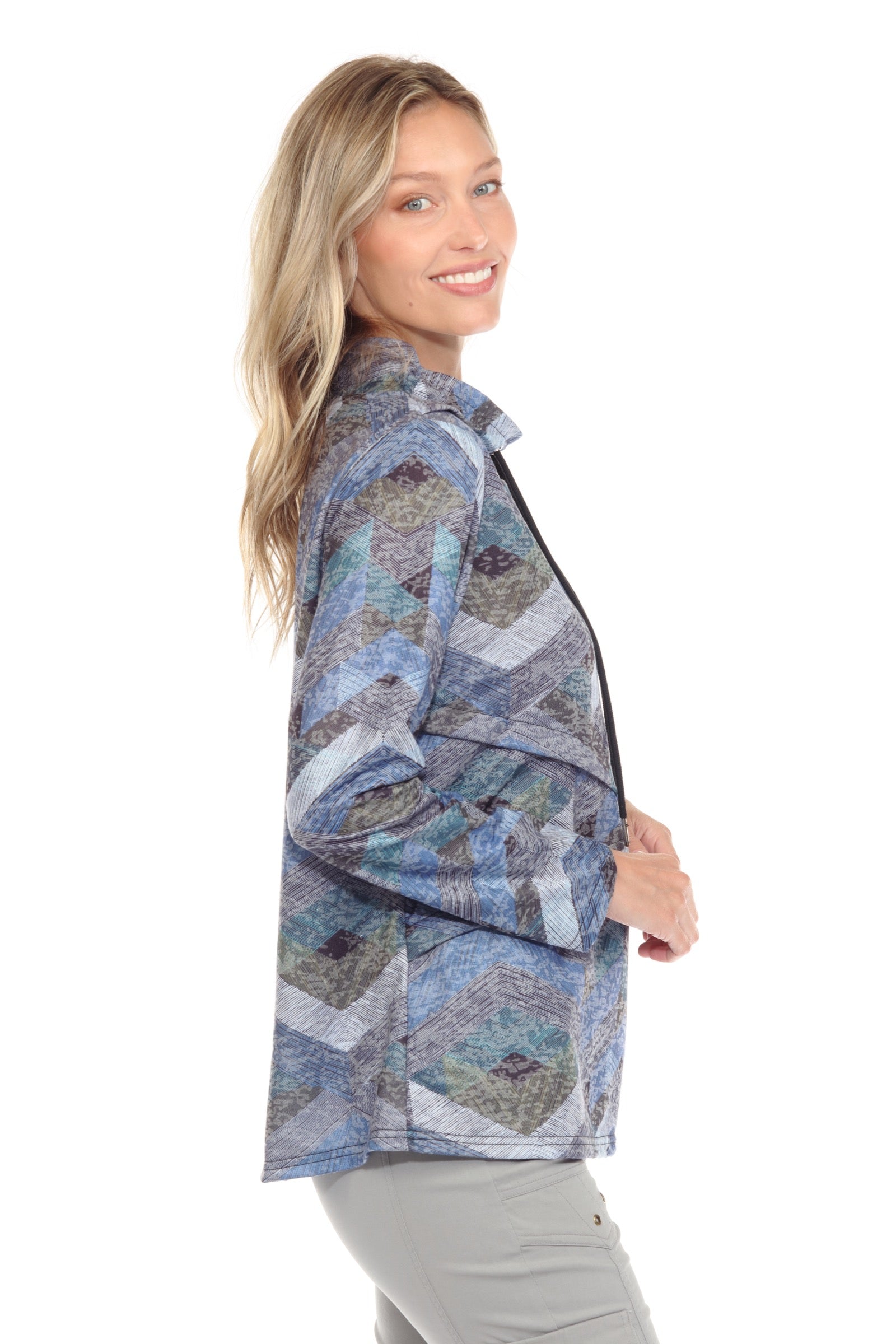 Jillian Pullover - Verdant Edge - CARINE