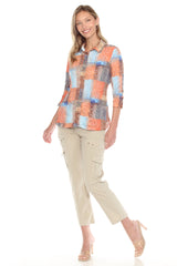 Sabrina Shirt - Sunset Weave - CARINE