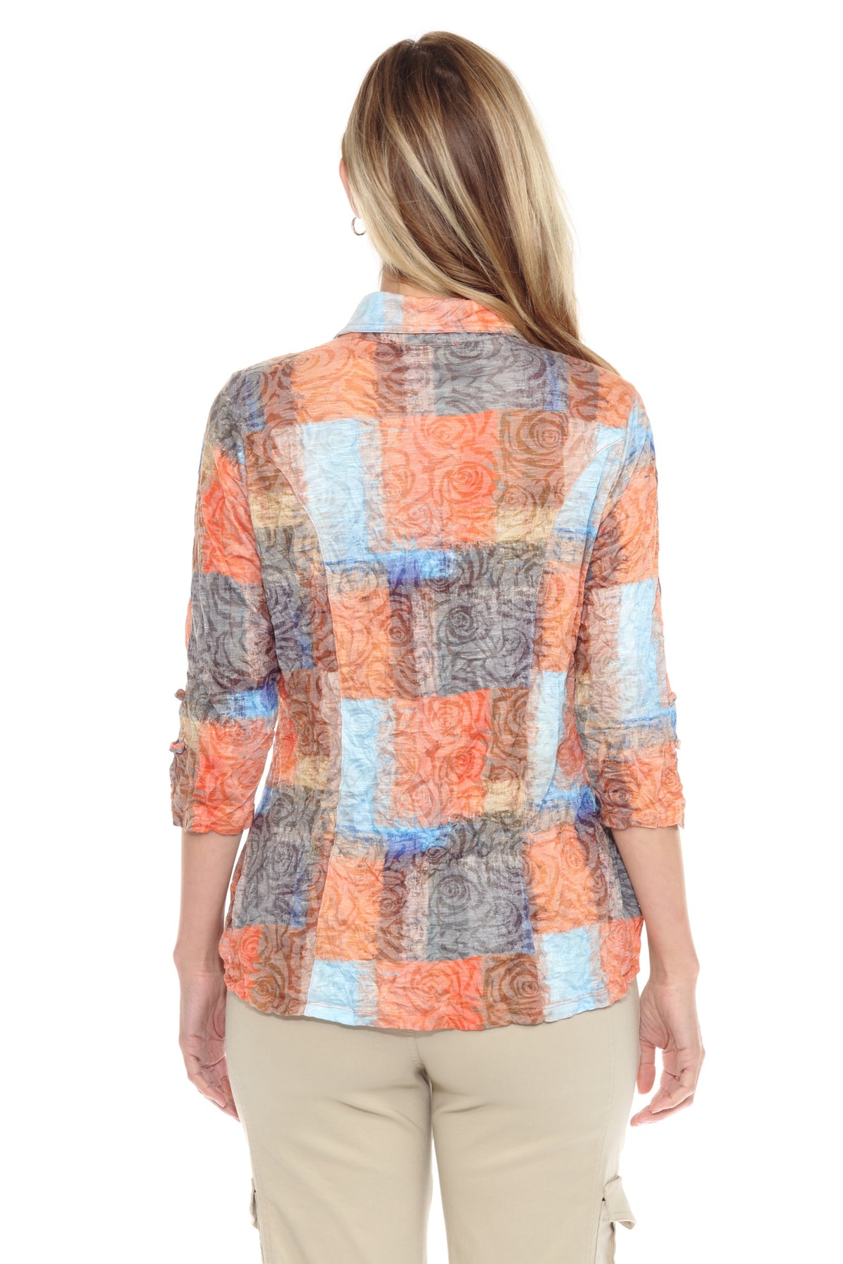 Sabrina Shirt - Sunset Weave - CARINE