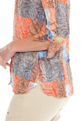 Sabrina Shirt - Sunset Weave - CARINE